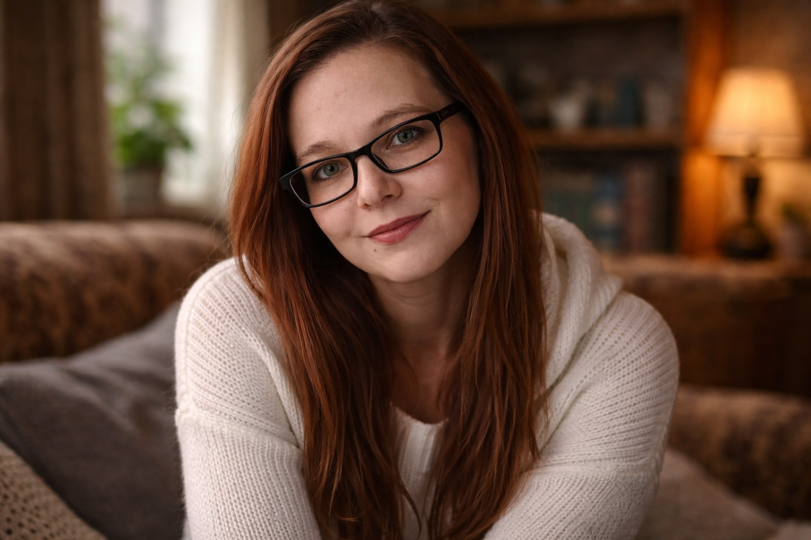 Portrait of the creator behind About MandiTalks, welcoming readers into a space for honest reflection and connection.